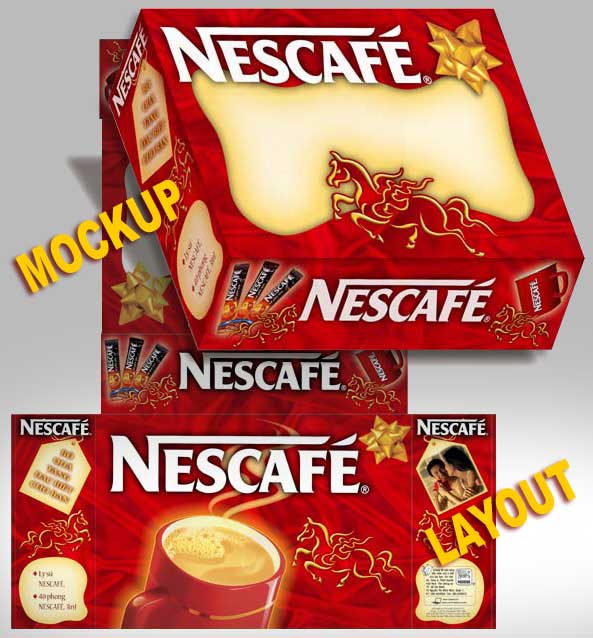 Nescafe Tet gift box for McCann Erickson
