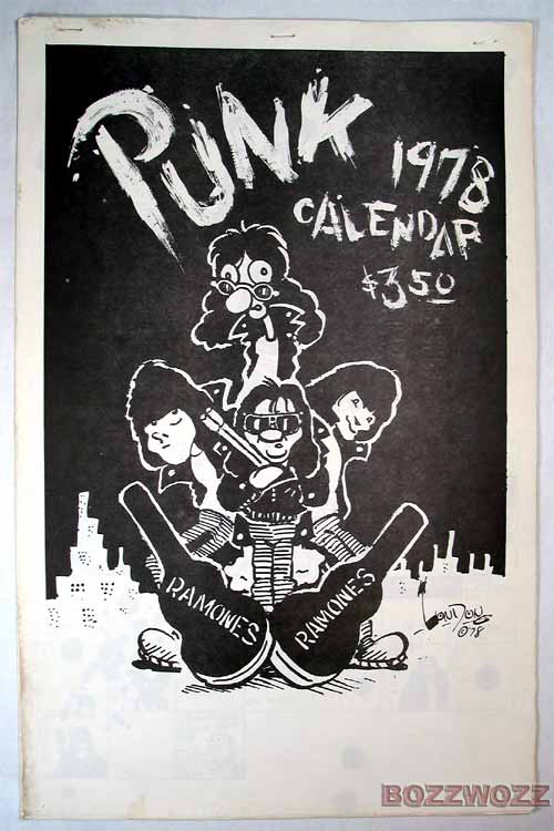 Punk '78 Calendar cover